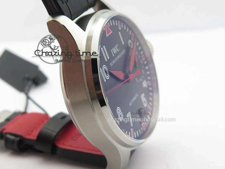 MIROTIME 0220 RelaxedFit Big Pilot Real PR IW500435 “Muhammad Ali” ZF Best Edition On Black Leather Strap A 7295